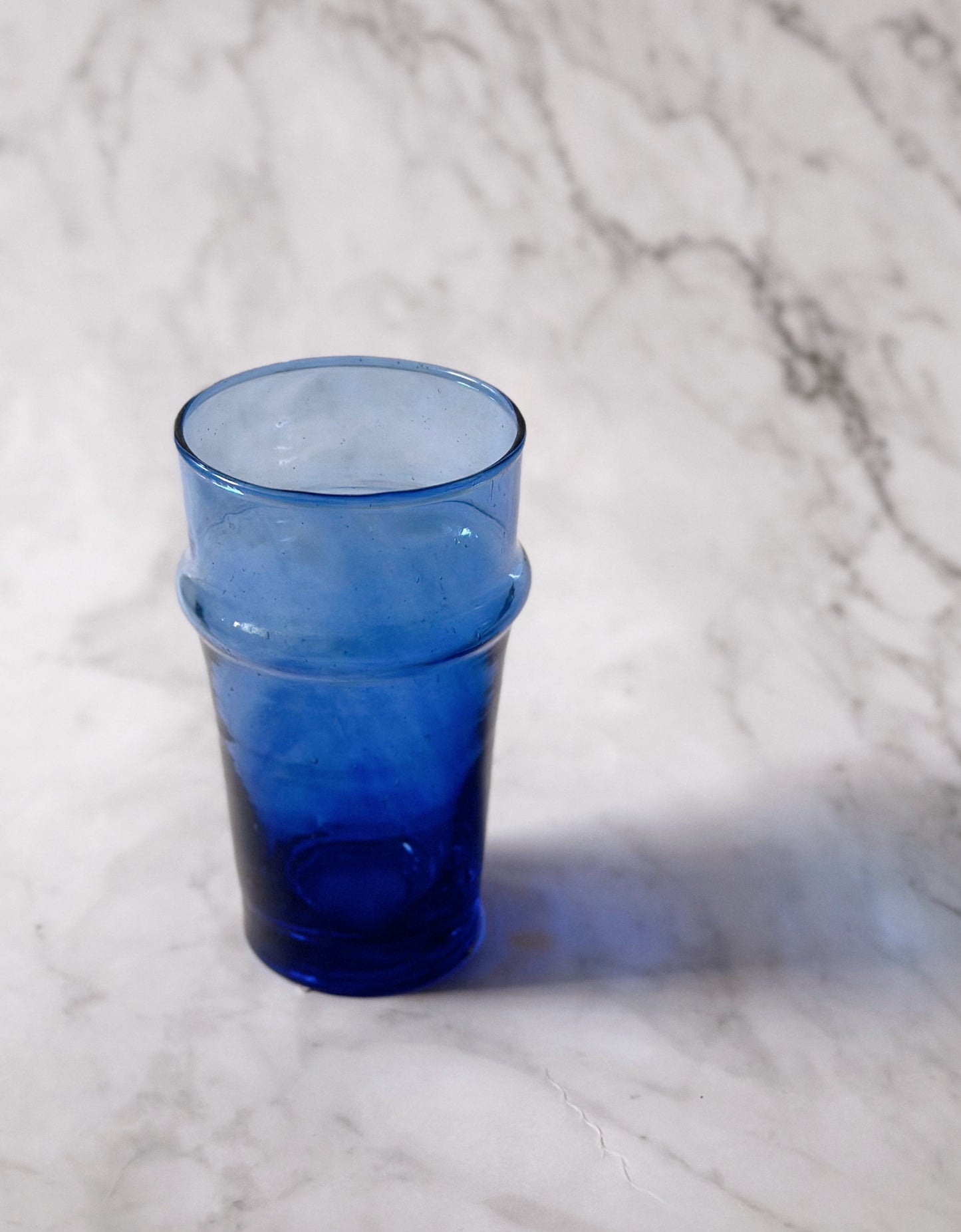 Moroccan Revive Beldi Glass- Blue