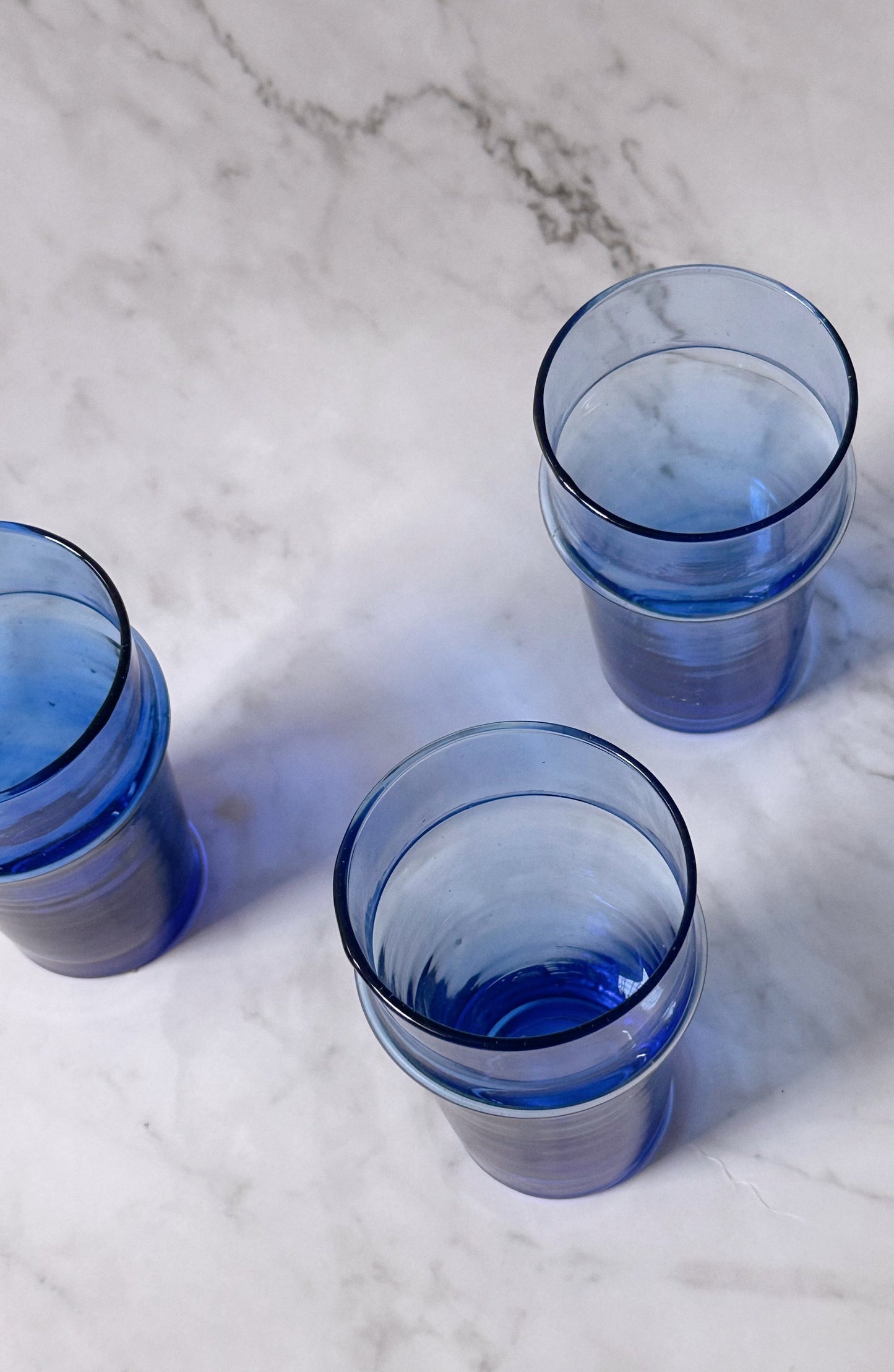 Moroccan Revive Beldi Glass- Blue