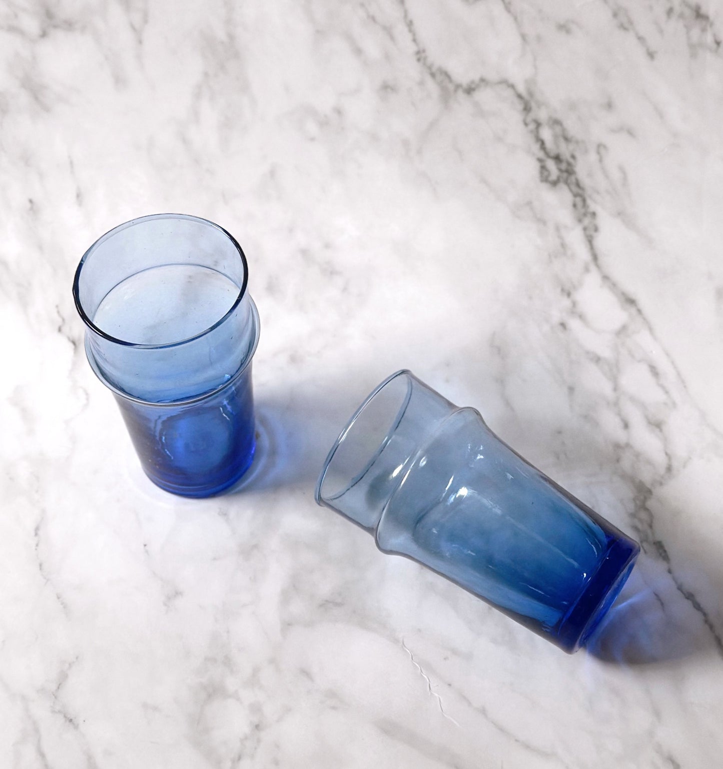 Moroccan Revive Beldi Glass- Blue