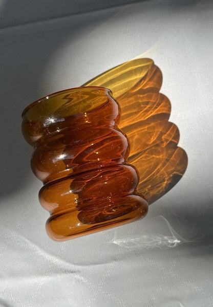 Cloud Glass- Amber