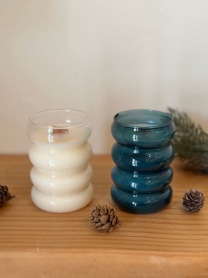 Cloud Glass Candle Set