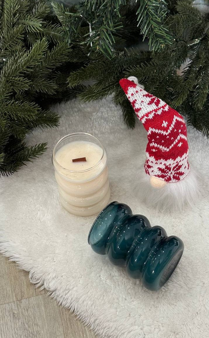 Cloud Glass Candle Set