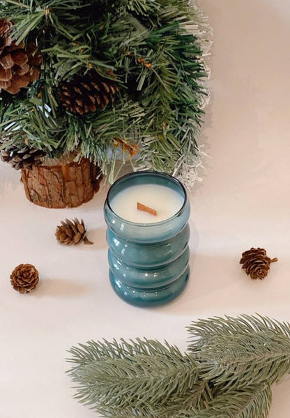 Cloud Glass Candle- Winter Woodland