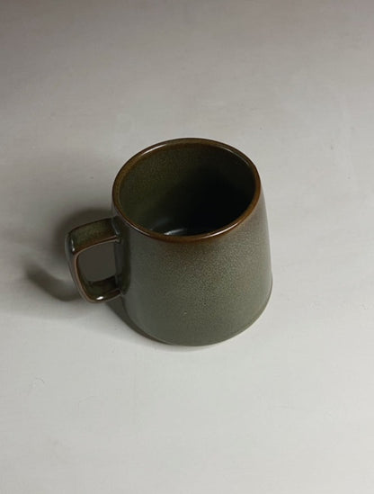 Textured Granite Series Ceramic Mug - Dirty Green