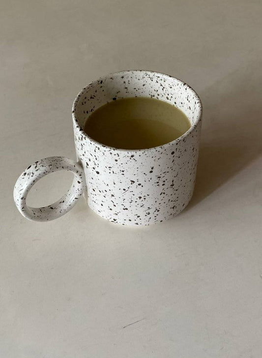 Macaron Speckled Ceramic Mug -Oreo [Backorder]