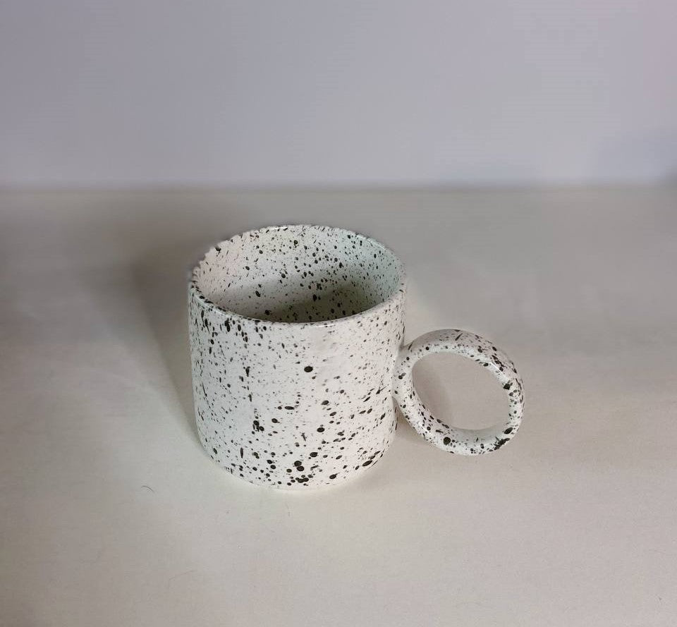 Macaron Speckled Ceramic Mug -Oreo [Backorder]