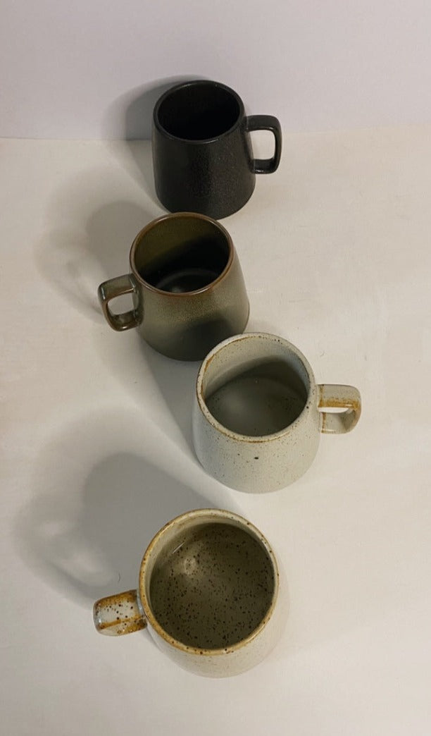 Textured Granite Series Ceramic Mug - Dirty Green